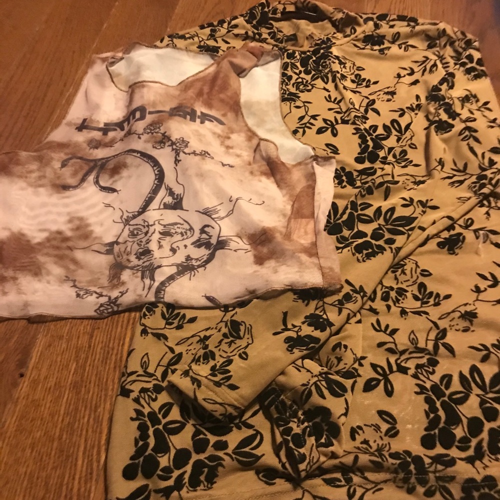Sleeveless and long sleeve shirts!